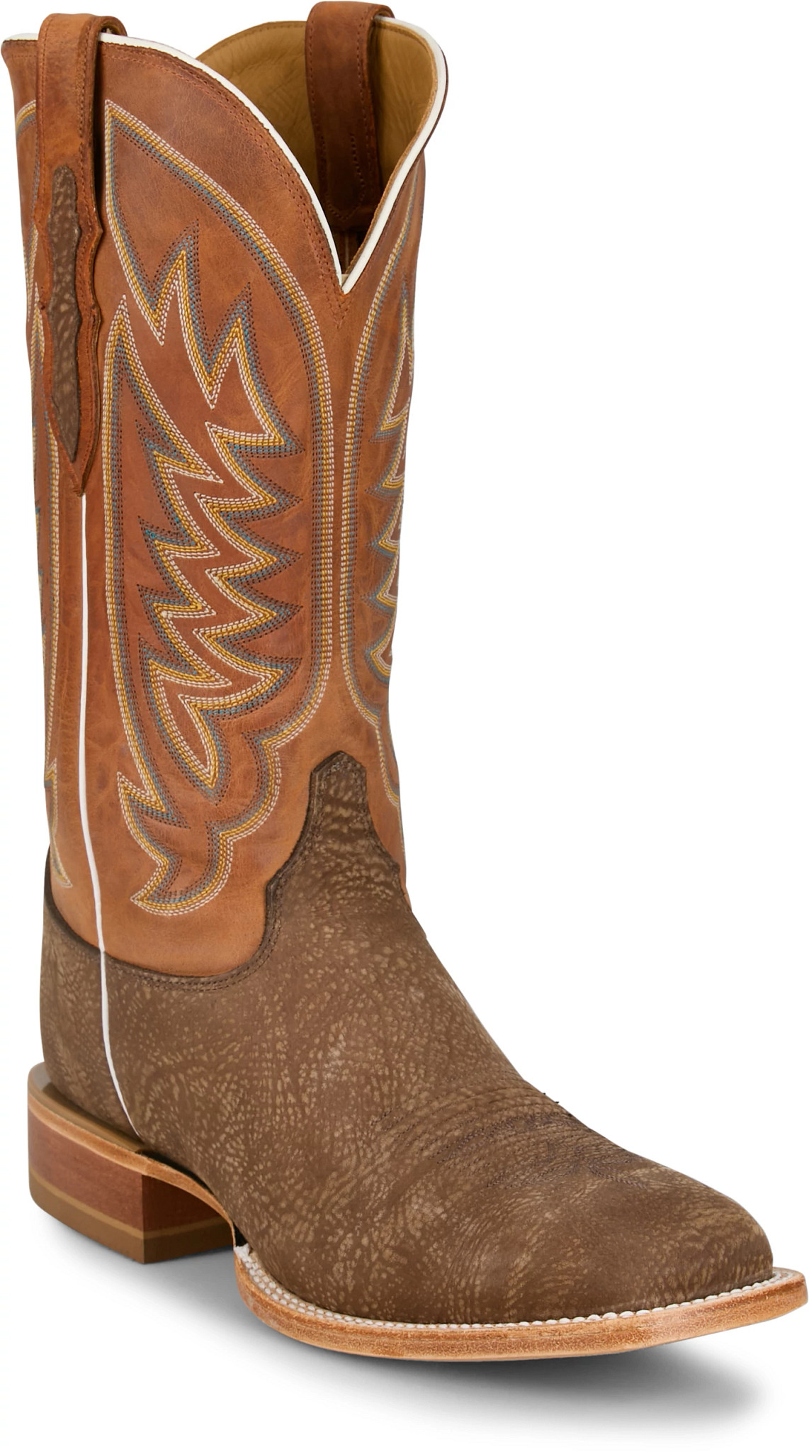 Bottes Western Cowboy Vintage Justin USA 3133 – Cuir Noir Homme Taille 9 D