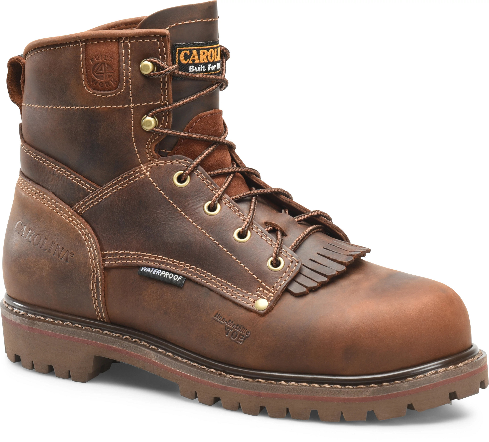 28 Series 6" Composite Toe Waterproof Work Boot shown in Brown (Brown)