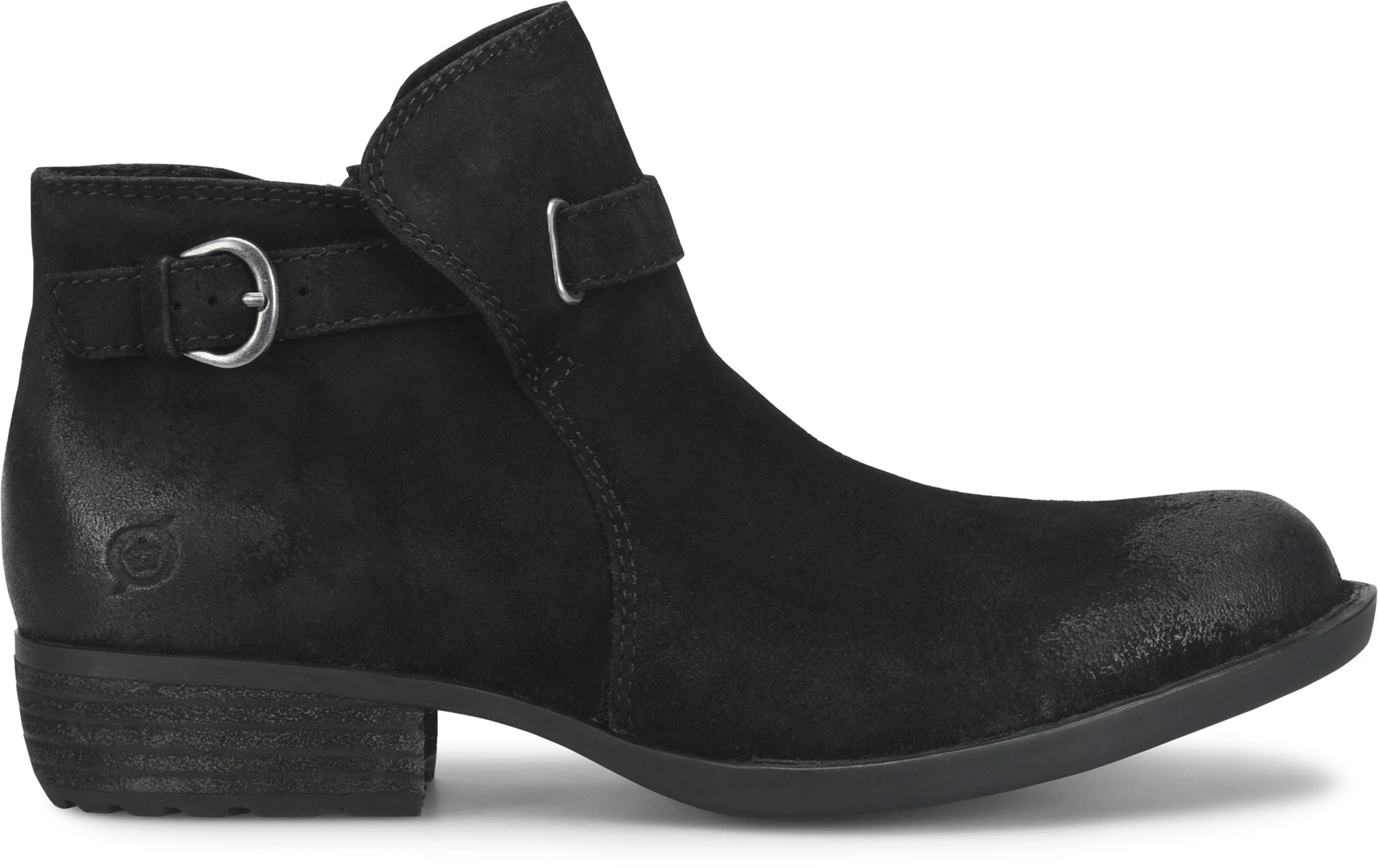 Women's Born Shoes Jem shown in Black Distressed (Black)