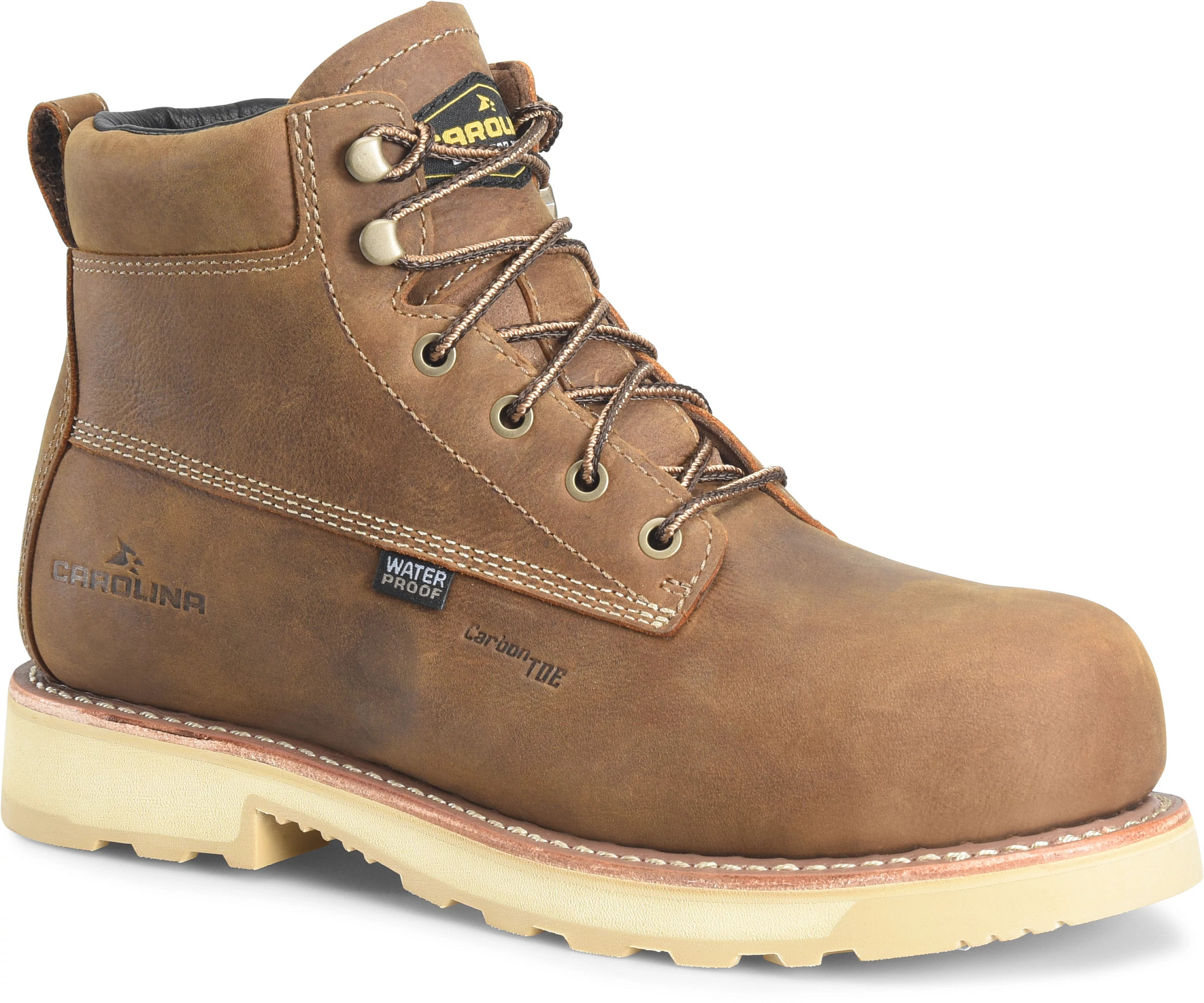 Staple Gun 6&rdquo; Waterproof Carbon Comp Toe shown in Brown (Brown)