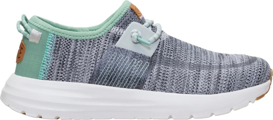 Women's Hey Dude Sirocco shown in Grey/Granite Green (Grey)