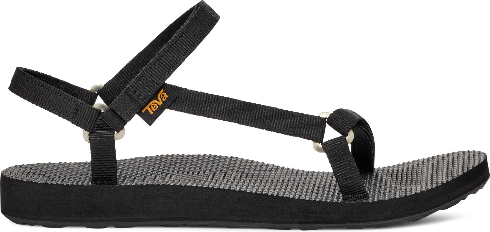 Women's Teva Original Universal Slim River Sandal shown in Black (Black)