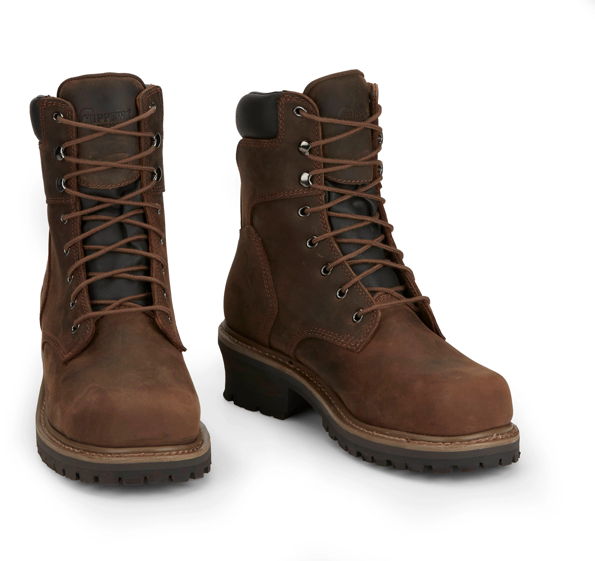 Chippewa 8 cheap inch logger boots