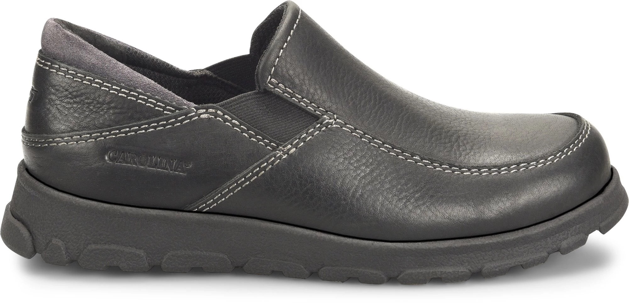 Women's Carolina Shoe S-117 Aluminum Toe Work Shoe shown in Black (Black)