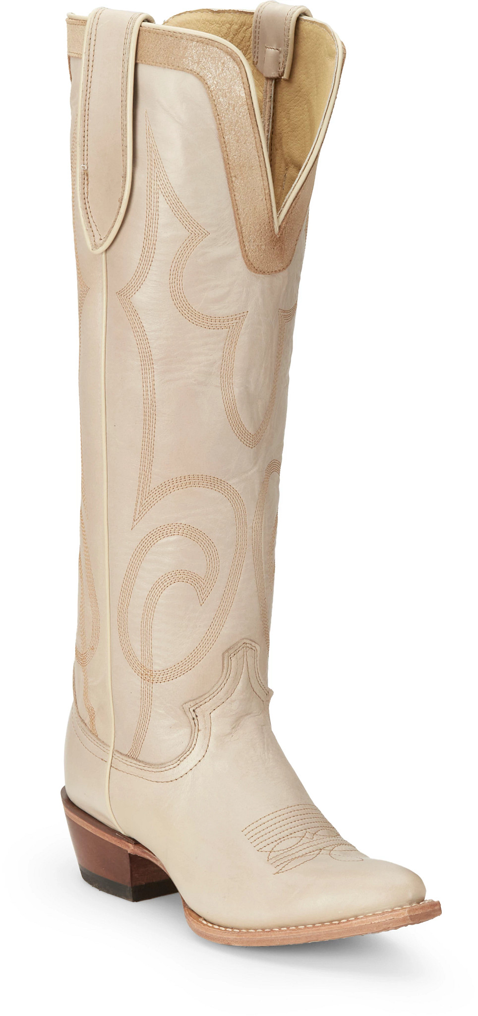 Verlie 17&rdquo; Women&rsquo;s Western Boot shown in Vanilla (White)