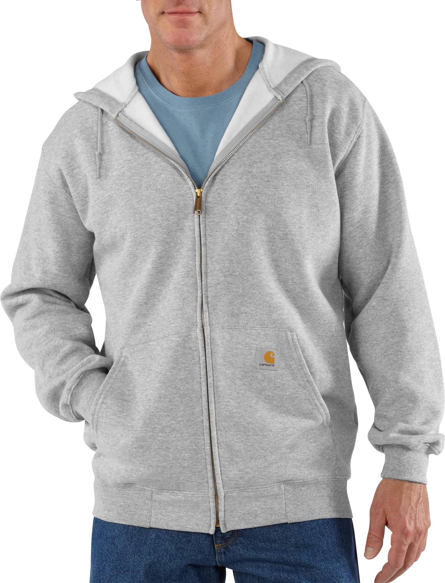 Men's Carhartt Zip Front Hoodie Super Shoes