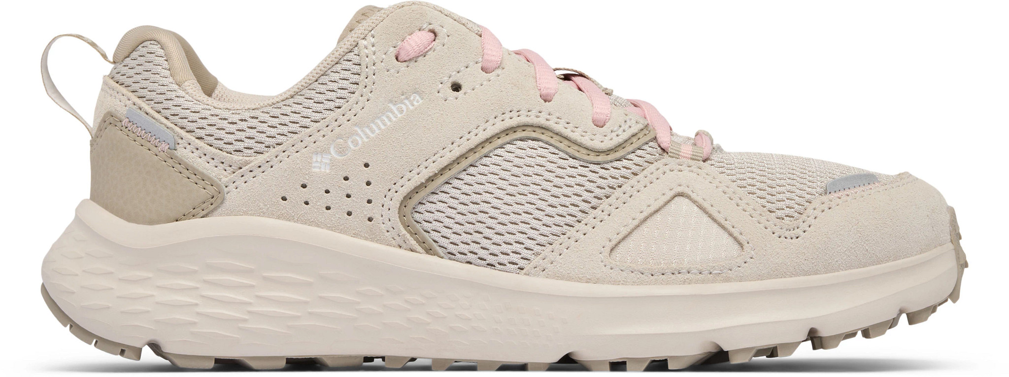Women's Columbia Bethany Trail Walker shown in Grey/Taupe/Pink (Grey)