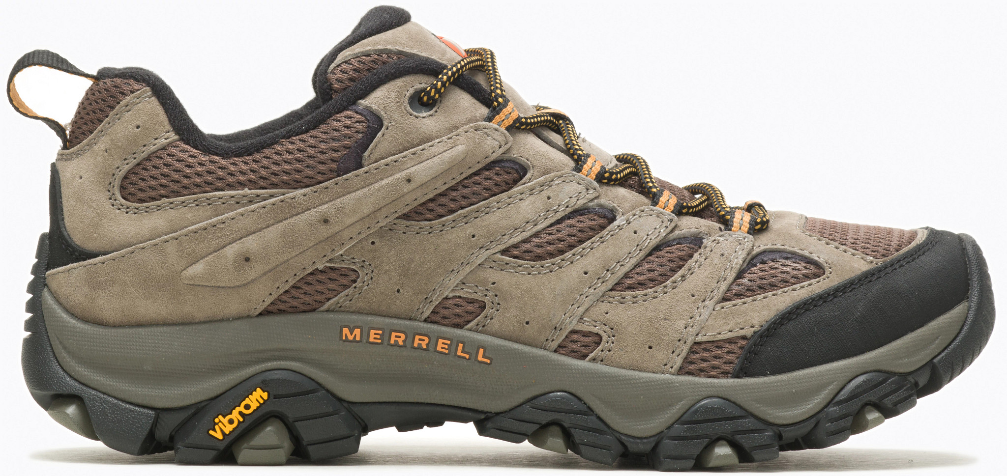 Men's Merrell Moab 3 Trail shown in Walnut (Brown)