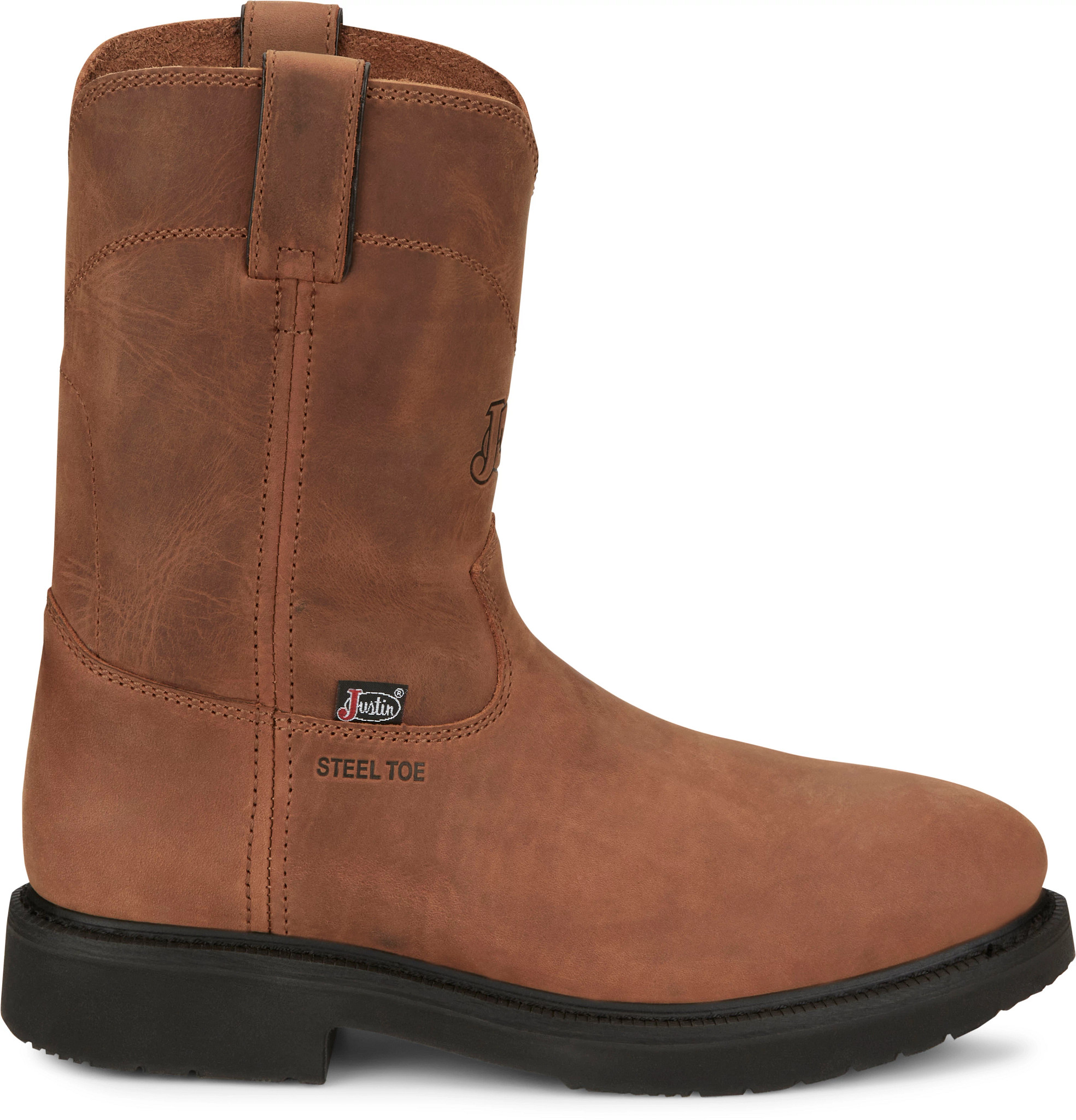 Round Up 10 Steel Toe Justin Boots