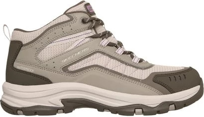 Women's Skechers Waterproof Trego Ashaway Hiker shown in Dark Taupe/Multi (Multicolor)