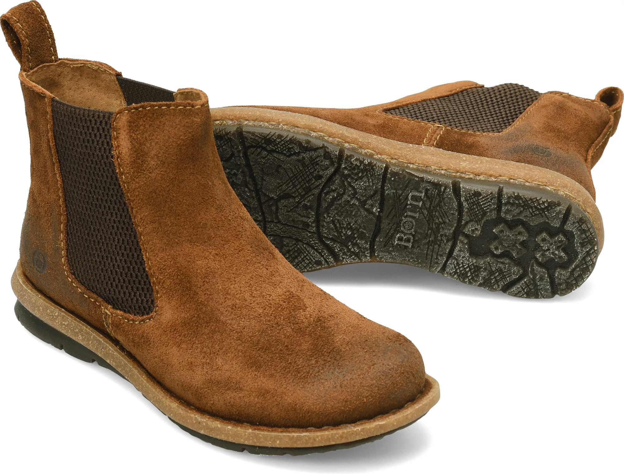 Born brown outlet suede boots